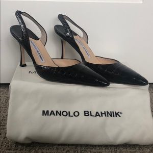 Manolo Blahnik Carolyne Pumps - Alligator
